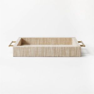 Threshold Studio McGee Linen Tray - SOLD OUT